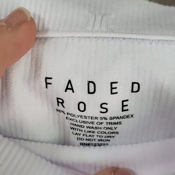 FADED ROSE Bandeau with Rhinestones - Picture 4 of 4